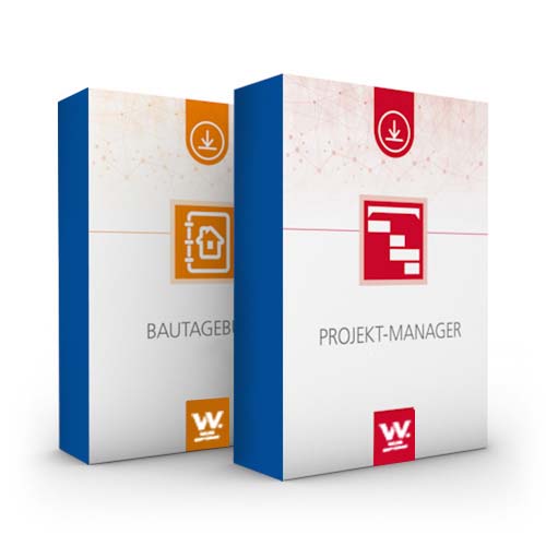 Softwarepaket Projektmanager Bautagebuch