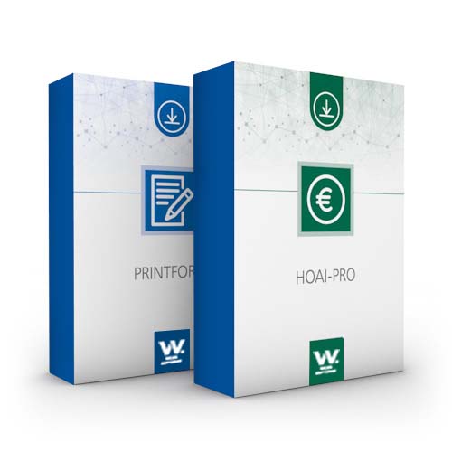 Softwarepaket HOAI und PrintForm